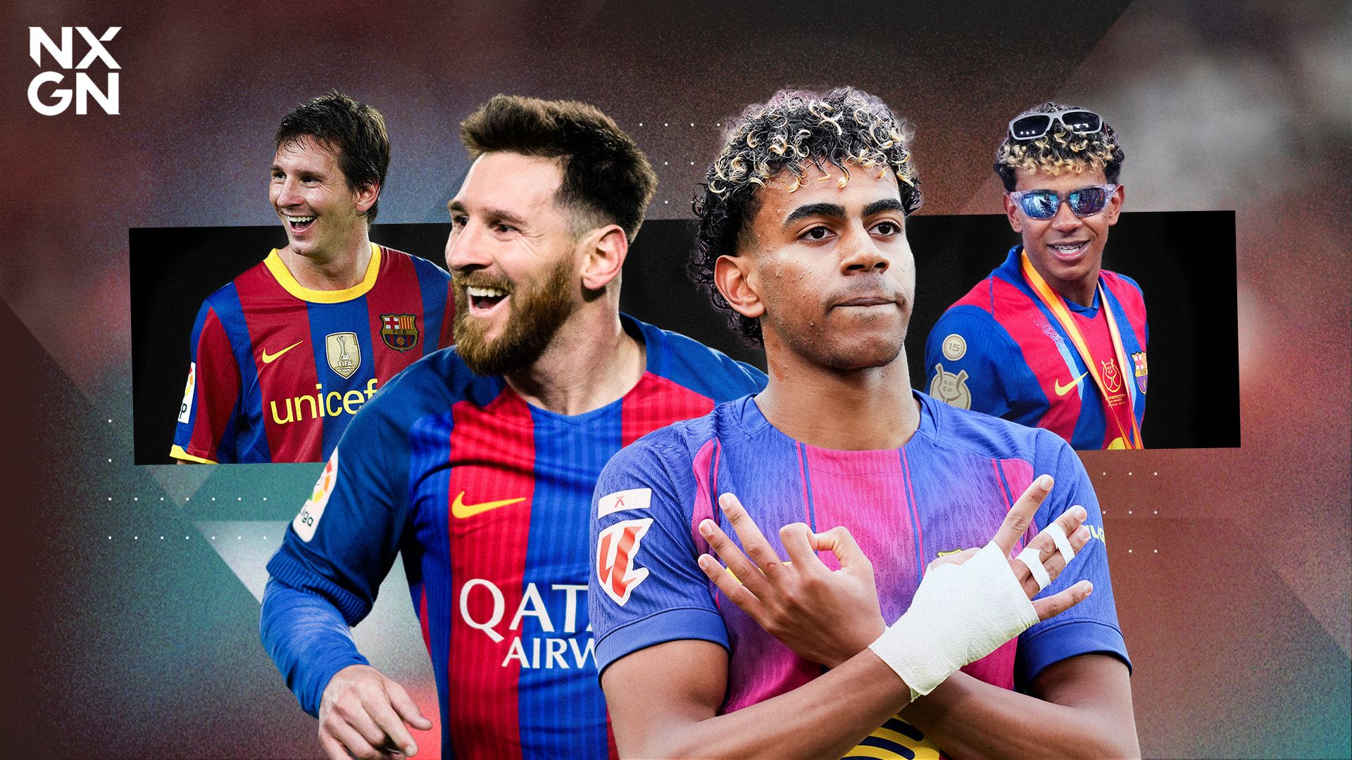 NXGN Lionel Messi Lamine Yamal 